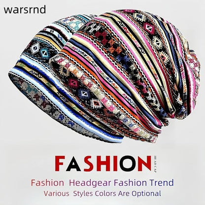 Women's Slouchy Beanie Hat Chemo Caps Cancer Headwear Hats Turban Baggy Sleeping Cap Boho Hats