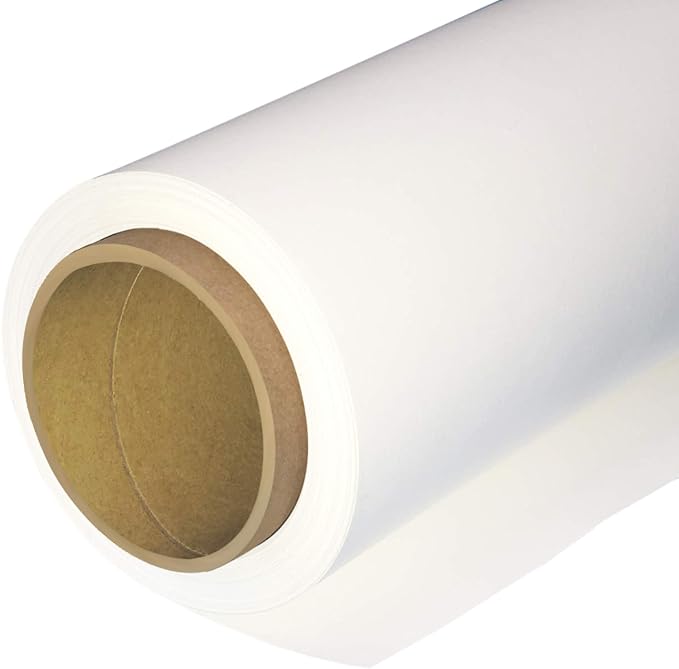 Huamei Seamless Photography Background Paper, Photo Backdrop Paper 107" x36'(8.9x36 Feet, Bright White)