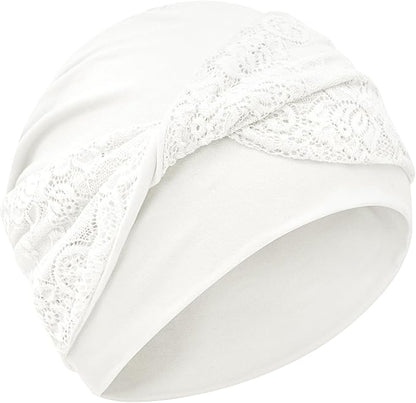 XYIYI Knot Chemo Headwear for Womens Cancer Patients, Stretchy Chemotherapy Headwraps Beanie Hats