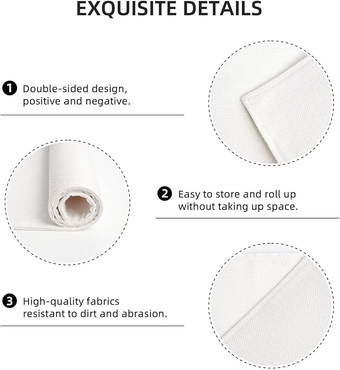 Coffee Theme Linen Placemats Set of 6 Vintage Brown Coffee Cup Table Mats Heat Resistant Place Mats for Home Party Kitchen Dining Decoration 12x18 Inch