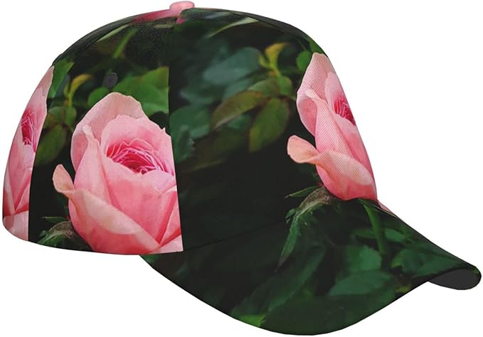 Rose Baseball Cap Flower Snapback Cap for Women Hats Floral Baseball Hat Women's Baseball Caps