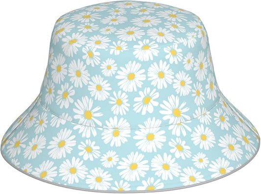 Bucket Hat Beach Summer Sun Hat Reversible Fisherman Hats Double Sided Wearing for Women Men Boys Girls