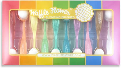 Waffle Flower Blending Brushes WFT021 - Not All Brushes are Created Equal. Waffle Flower Brings You This Set of 10 Blending Brushes for The Best Craft Experience.