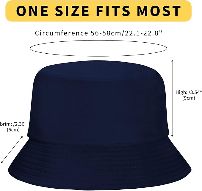 Rosoz 1 & 2 Pack Bucket Hat for Women Men Summer Travel Beach Sun Hat Outdoor Cap Unisex Bucket Hats