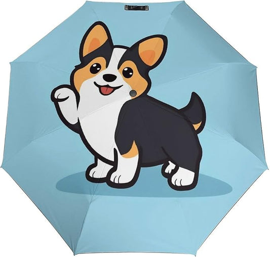 Fashion 3 Fold Sunny Rain Sunscreen Umbrella Portable Automatic Umbrella