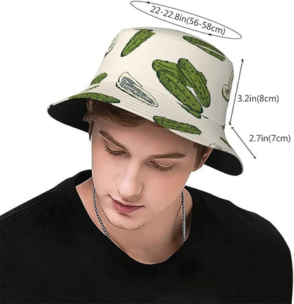 Funny Bucket Hat for Men Women Fashion Unisex Fishing Hat Fisherman Sun Caps Headwear for Outdoor Summer Travel Hiking Beach