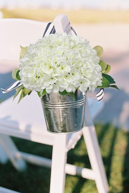 Hollyone 6 Pcs White Hydrangea Artificial Flowers with Stems Silk Faux Hydrangea White Fake Flowers for Home Indoor Outdoor DIY Floral Wedding Flower Bouquets Kitchen Table Centerpiece Decor
