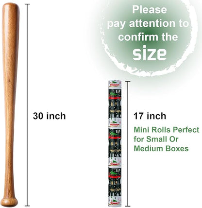 MAYPLUSS Green Christmas Wrapping Paper - 17In x 33 Feet - Truck, Christmas Tree Xmas Gift Wrapping, Gold Foil Wrapping Paper for Holiday, Party, Birthday New Year Gift Wrapping Paper,Mini Roll