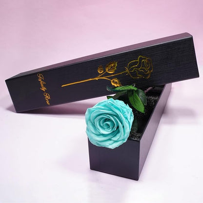 Yamonic Preserved Flower Rose for Delivery Prime,Birthday Gifts for Women,Single Real Rose Flower Mom Gifts for Her,Grandma,Wife,Girlfriend Gift for Anniversary Wedding,Mothers Day Rose Gifts for Mom