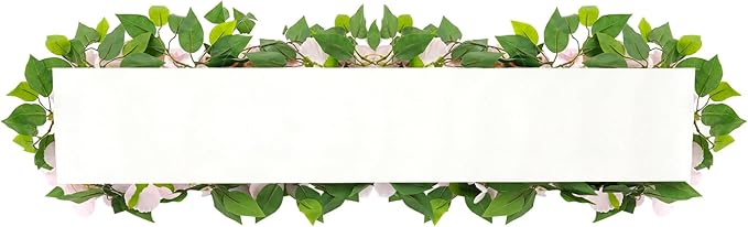 TFCFL Artificial Flowers Row, 39.5" X 12" Wedding Arch Faux Floral Swags, 3D Flower Panels Arrangement, DIY Wall Backdrop for Wedding Party Table Runner Decoration (Pink)