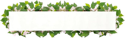 TFCFL Artificial Flowers Row, 39.5" X 12" Wedding Arch Faux Floral Swags, 3D Flower Panels Arrangement, DIY Wall Backdrop for Wedding Party Table Runner Decoration (Pink)