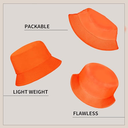 Rosoz 1 & 2 Pack Bucket Hat for Women Men Summer Travel Beach Sun Hat Outdoor Cap Unisex Bucket Hats