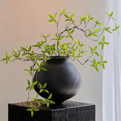 Melorca&Guilla Artificial Plants,4PCS 43.3" Green Faux Branches for Vase,Faux Greenery Stems Vase Branches Fake Plants Artificial Branches for Shop Garden Office Home Décor (4, Myrtus communis)