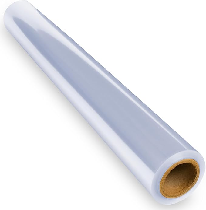 FIESTA WRAPS Clear Cellophane Wrap Roll (16 in x 110 ft) - Cellophane Roll - Clear Wrapping Paper to Wrap Gift Baskets - Gift Basket Wrapping Supplies - Papel Celofan