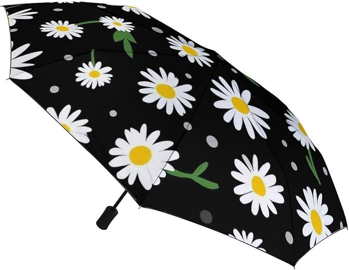 Fashion 3 Fold Sunny Rain Sunscreen Umbrella Portable Automatic Umbrella