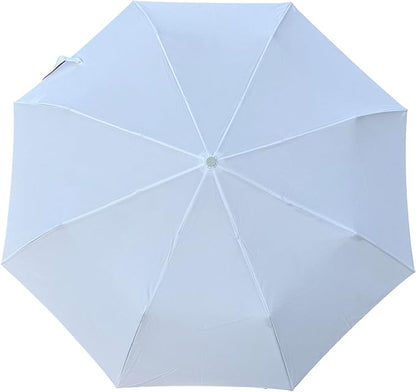 White Wedding Umbrella, Foldable, Waterproof, Windproof, Golden Color Shaft, Frame, Pongee Fabric, Aluminum Shaft, Frame, Fiberglass Ribs, Wooden Handle, Super Light, Compact Size