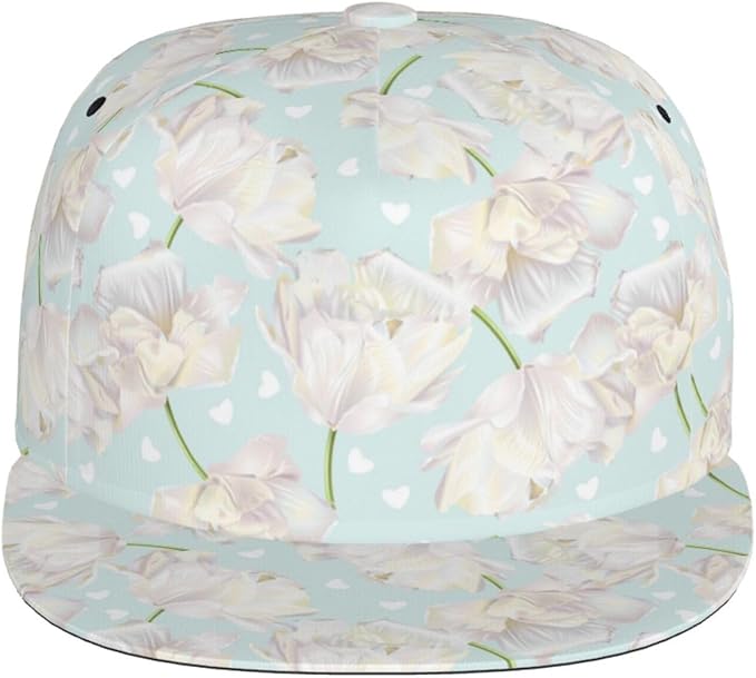 Tulip Flower Baseball Cap for Women Baseball Caps Flower Hat Tulip Baseball Hats Womens Cap for Outdoor