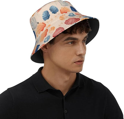 Vintage Clovers Bucket Hat Novelty Sun Hats Trendy Fisherman Cap for Men and Women