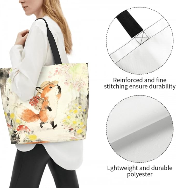 Shoulder Bag Large Reusable Eco-friendly Shopping Bags Portable Storage Handbag