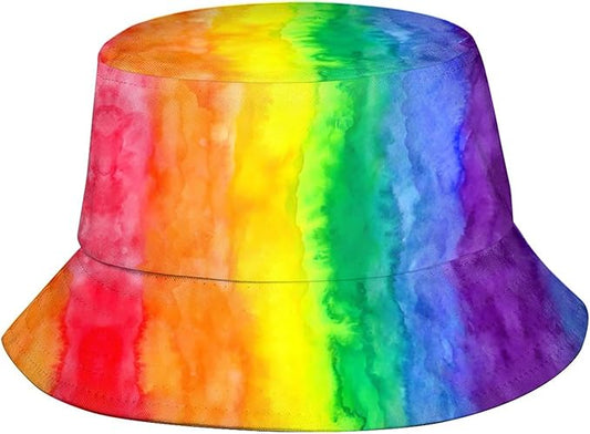 Bucket Hat for Women Men, Summer Print Hat Travel Packable Sun Cap Outdoor Hat for Women and Men