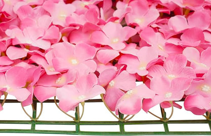 20pcs Artificial Flower Wall Panel Flowers Wall Decoration Pink for Home Party Wedding Festival Decor