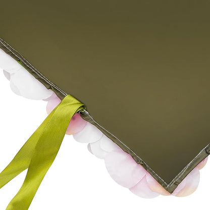 CNCEST Artificial Flower Wall Panels, Flower Wall Mat Silk Rose Flower Panels, Artificial Flower Wall Background (Type 3)