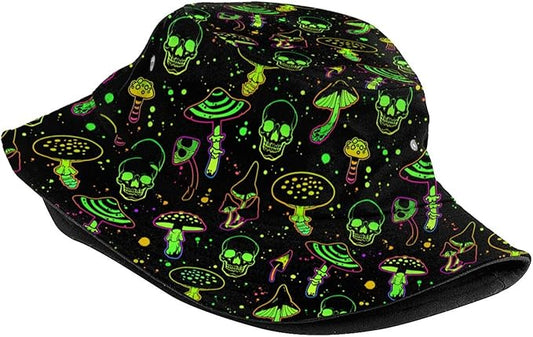 Bucket Hat for Women Men Funny Halloween Hats Packable Outdoor Fisherman Hats Caps Unisex