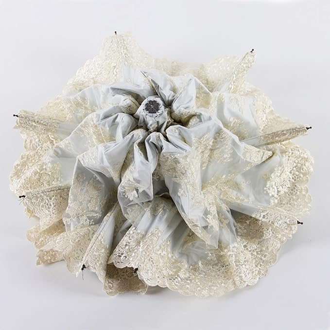 Honeystore Flower Lace Parasols for Wedding Party Lace Bridal Umbrella