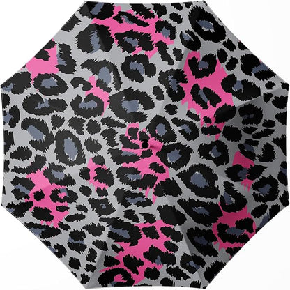 Small Compact Travel Automatic Folding Umbrella for Women, Portable Lightweight, Rain, Wind, UV Sun Shade