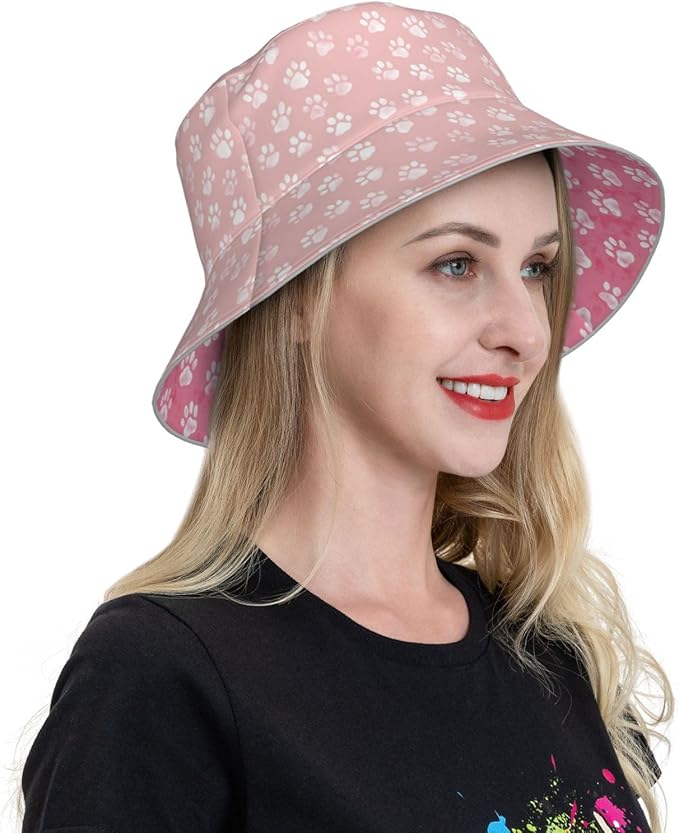 Bucket Hat Double-Side-Wear Reversible Sun Hat Beach Travel Hiking for Women Men