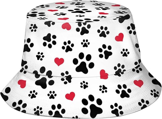 Bucket Hat for Women Men, Summer Print Hat Travel Packable Sun Cap Outdoor Hat for Women and Men