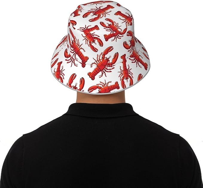 Hat Reversible Fisherman Hats Double Sided Wearing for Women Men Boys Girls