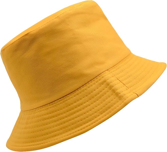 Flower Reversible Bucket Hat Cotton Summer Travel Beach Sun Hats Emboridery for Women Men