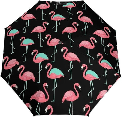 Fashion 3 Fold Sunny Rain Sunscreen Umbrella Portable Automatic Umbrella