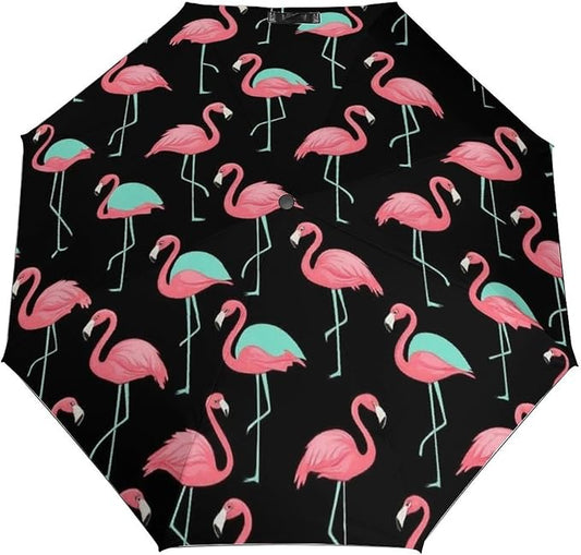 Fashion 3 Fold Sunny Rain Sunscreen Umbrella Portable Automatic Umbrella