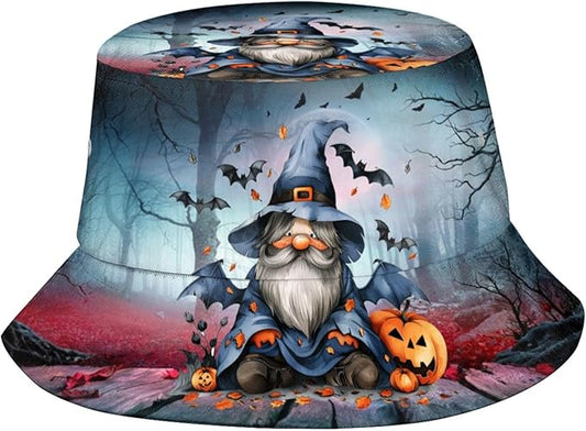 Bucket Hat for Women Men Funny Halloween Hats Packable Outdoor Fisherman Hats Caps Unisex