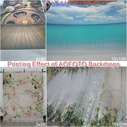AOFOTO 7x5ft Cartoon Spring Flowers Rainbow Backdrop Meadow Sweet Floral Blossom Sky Sun Enchanting Garden Scenery Background for Kids Baby Shower Birthday Party Decor Wallpaper Photoshoot Props