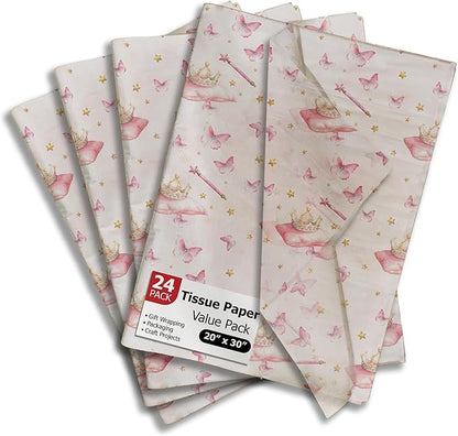 Fairy Tale Princess Designer Tissue Paper for Gift Bags