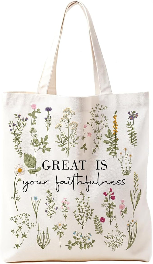 Christian Tote Bag, Christian tote Bag for Women, Bible tote bag, Bible Tote Bags for Women, Foral Tote Bag