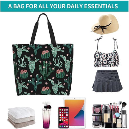 Sunflower Tote Bag For Women, Waterproof Shoulder Bags Big Reusable Grocery Handbag For Shopping Picnic Work Beach