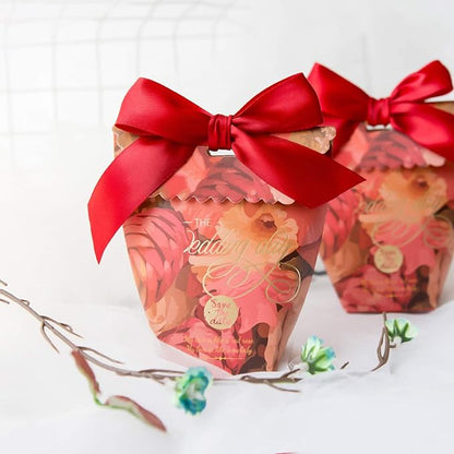 Humphrey's Craft 1 Inch Red Double Faced Satin Ribbon - 50 Yards Variety of Color for Crafts Gift Wrapping DIY Bows Bouquet Decoration Sewing Christmas Tree Wedding and Invitation Card.