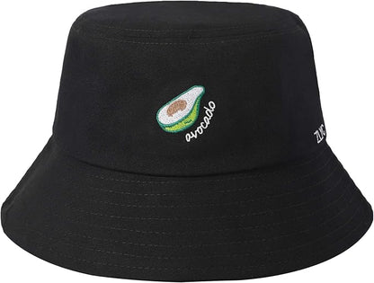 ZLYC Unisex Fashion Embroidered Bucket Hat Summer Fisherman Cap for Men Women