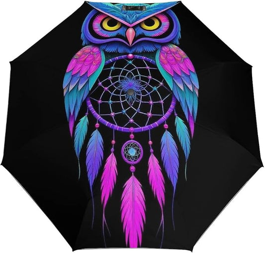 Fashion 3 Fold Sunny Rain Sunscreen Umbrella Portable Automatic Umbrella