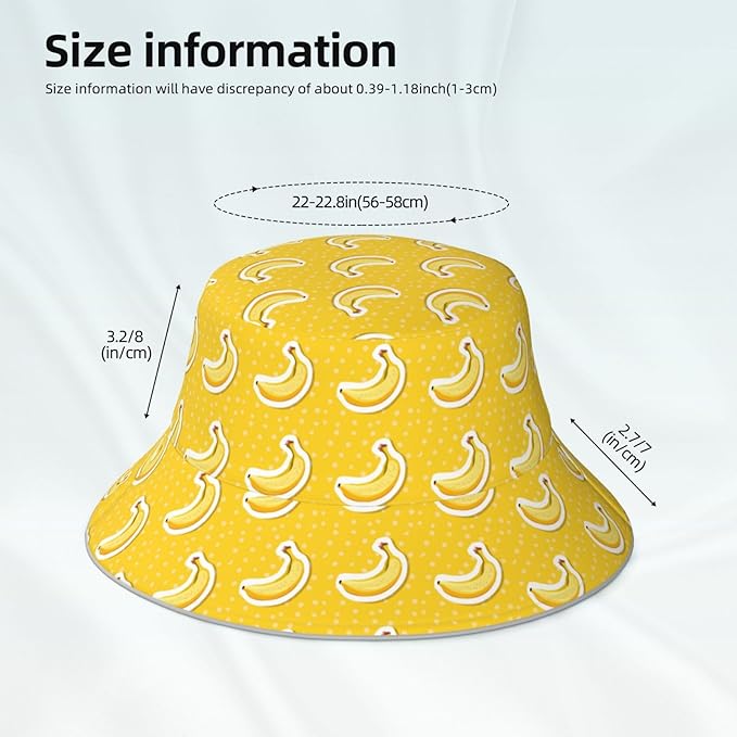 Bucket Hat Double-Side-Wear Reversible Sun Hat Beach Travel Hiking for Women Men