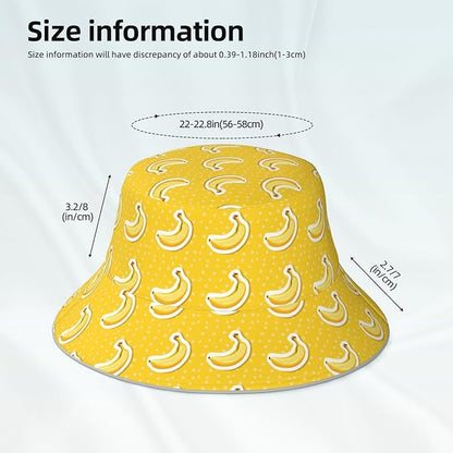 Bucket Hat Double-Side-Wear Reversible Sun Hat Beach Travel Hiking for Women Men