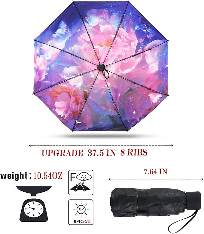 SY COMPACT Travel Umbrella - Lightweight Portable Mini Compact Umbrellas-Factory Outlet Shop