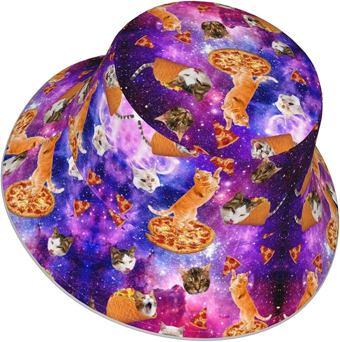 Hat Reversible Fisherman Hats Double Sided Wearing for Women Men Boys Girls