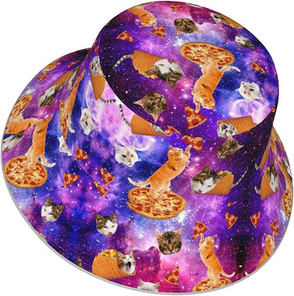 Hat Reversible Fisherman Hats Double Sided Wearing for Women Men Boys Girls