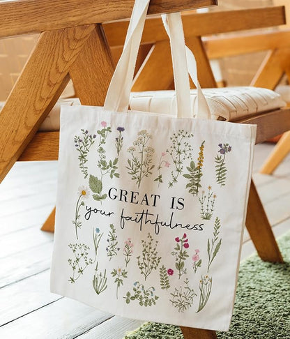 Christian Tote Bag, Christian tote Bag for Women, Bible tote bag, Bible Tote Bags for Women, Foral Tote Bag