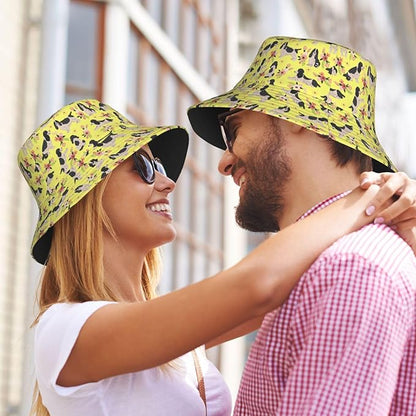 Fashion Bucket Hat Summer Beach Travel Sun Hat Packable Fisherman Cap for Men Women